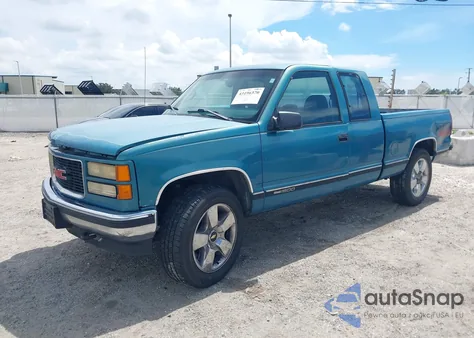 1998 GMC Sierra 1500 Sl Wideside из США, поврежденный, VIN 2GTEK19RXW1540413